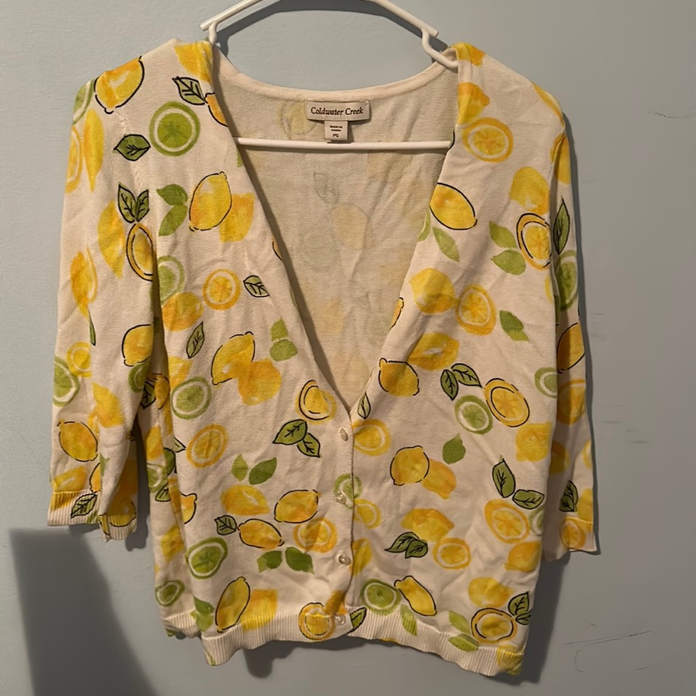 Women’s Lemon and Lime button down